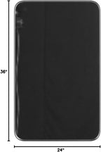 LOAAO Black Metal Framed Bathroom Mirror - Image 7