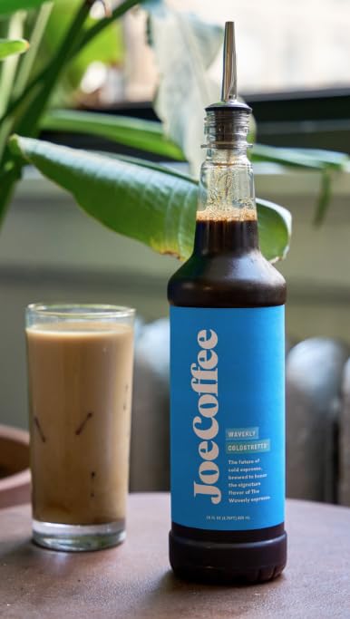 Joe Coffee Company - Ready to Use Waverly Espresso Specialty Coffee Concentrate, 25 fl oz Bottle | NYC Roaster, Kosher, Climate-Friendly