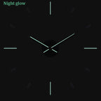 Presentime & Co Large Frameless DIY Wall Clock - Image 4