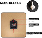 ArtSocket 12 Inch Silent Non-Ticking Wall Clock, Modern Vintage Style, Battery - Image 3