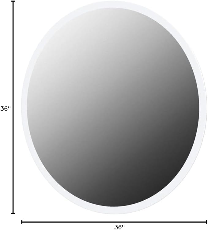 Better Bevel Frameless Round Mirror - Image 10