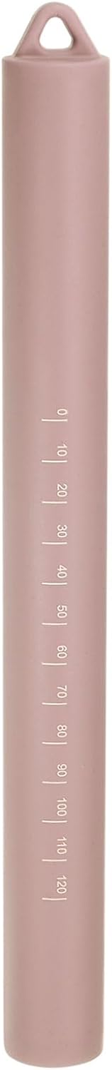 HARFINGTON Silicone Rolling Pin 10" Silicone Surface Smooth Non-Stick Stainless Steel Inner Core Dough Roller Kitchen Roller for Baking Pastry Pizza Fondant Bread, Pink