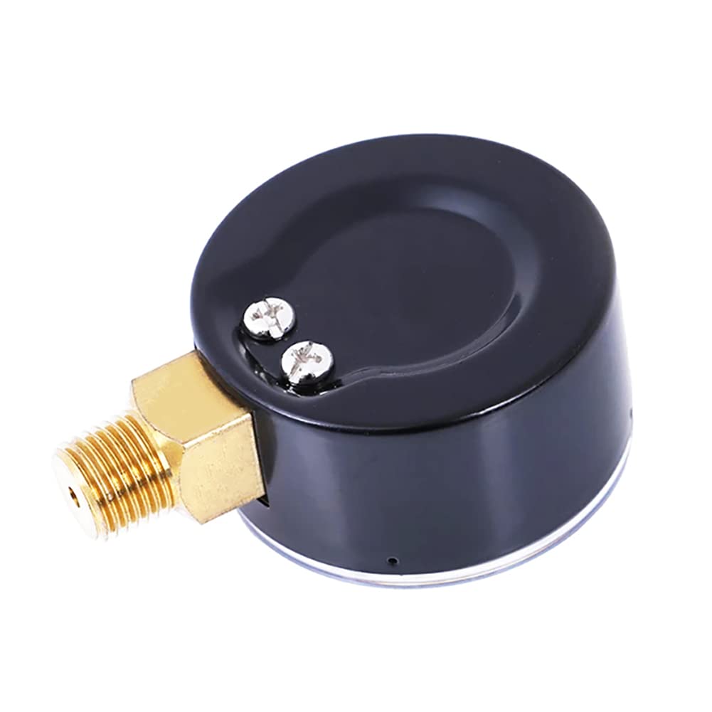 1/4" NPT 300Psi Steel Economical All Purpose Pressure Gauge with Brass Internals 2" Dial Display Bottom Mount