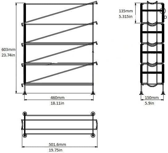 Stainless Products Ltd Sleek 23.74" Stainless Steel Vertical Cup Dispenser - 4 Compartments for Effortless Storage & Display, Space-Saving & Durable Design
