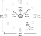 VANGOLD Design Sticker Wall Clock - Image 3