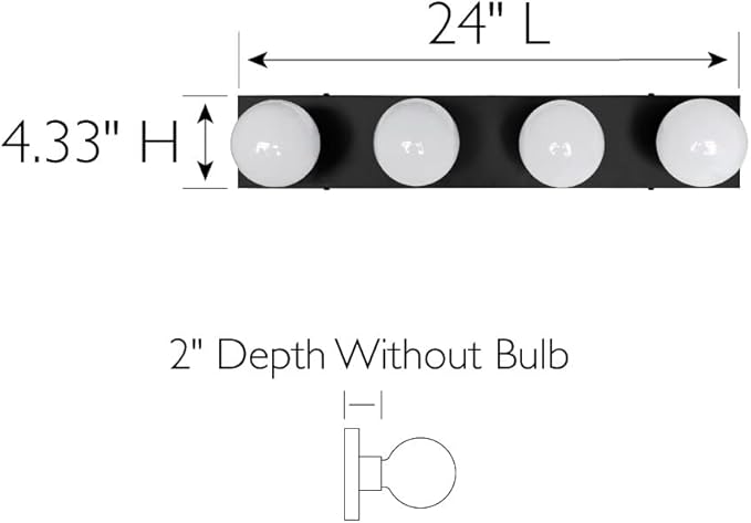 Design House Vanity Lights, 4 Linear Lights, Horizontal or Vertical Use - Image 5