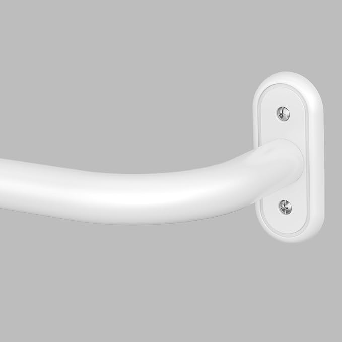 Curtain Rods 36-88 Inch, 1 Inch Adjustable Heavy Duty Room Darkening Window by Wolistsa