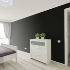 Yancorp 24"x394"/32.8'ft Matte Black Peel and Stick Wallpaper Removable Contact - Image 4