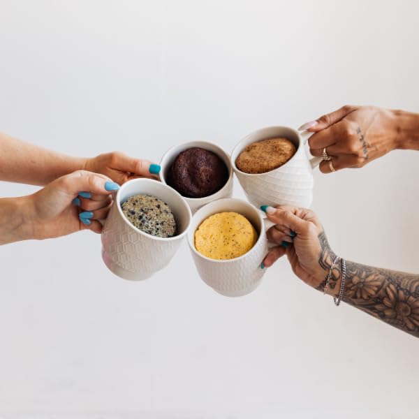 Sweet Logic Keto Dessert Mug Cake Mixes - Triple Chocolate Fudge - Low Sugar - Gluten-Free - Low Carb - Diabetic-Friendly Sweets - Natural Ingredients - High Protein - Delicious Keto Treats (4 Pack)