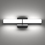 OOWOLF 17.3Inch Modern Black Vanity Light Fixture by OOWOLF