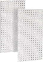 Ultrawall 2 Pcs Metal Pegboard Wall Panels, Peg Boards by UltrawallGarageToolsOrganizer