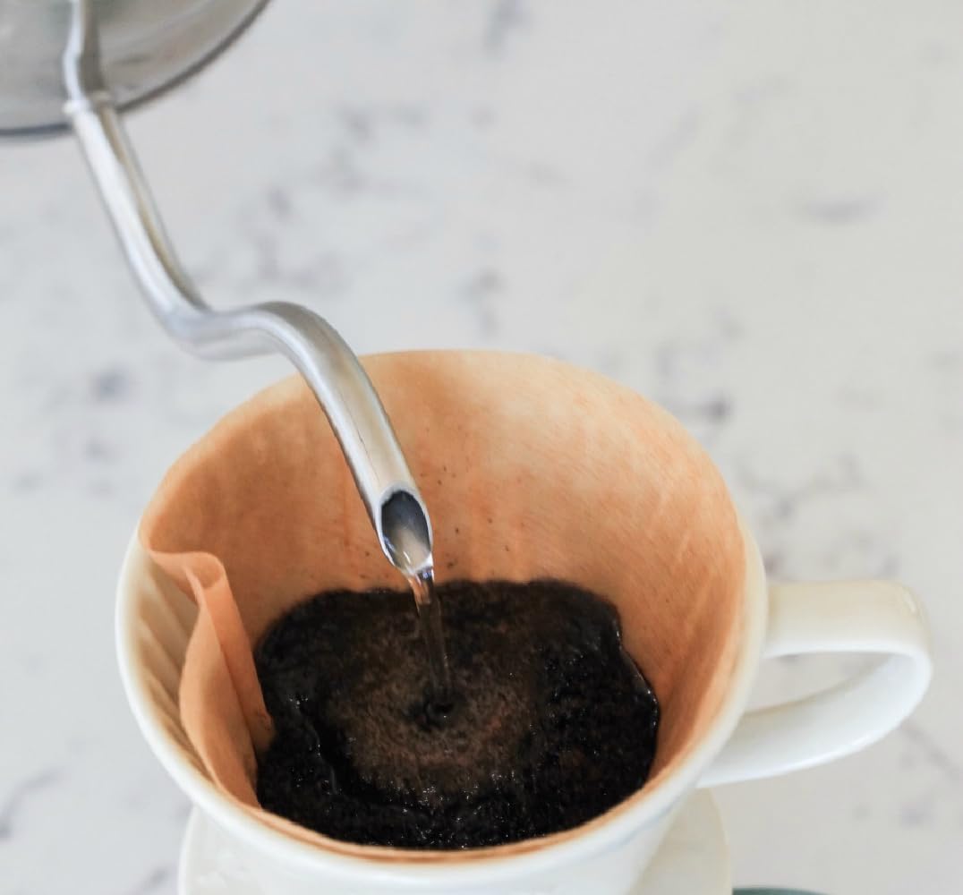 Simply Charmed Dachshund Ceramic Coffee Pour Over or Dripper with Full Box of 40 Melitta Brown Size #2 Filters