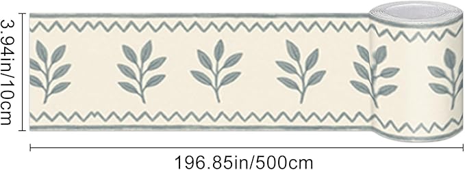 HOMETITUTE Wallpaper Border Peel and Stick Decorative Wall Trim Self Adhesive - Image 5