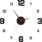3D DIY Luminous Dial Acrylic Frameless Silent Wall Clock by Irishom