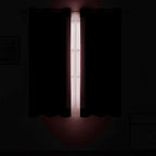 LEMOMO Burgundy Red Blackout Curtains 42 x 54 Inch Length Set of 2 Panels - Image 3
