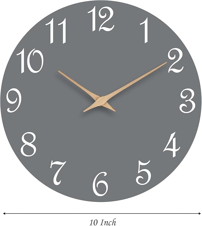 Mosewa Wall Clock Silent Non Ticking Decorative - Image 3