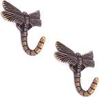 2pcs Dragonfly Coat Hooks Decorative Creativity Wall Mounted Hanger Hook by Geenite
