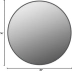 Antok 30 Inch Round Mirror for Wall, Round Bathroom Mirror, Circle Wall Mirrors - Image 9