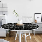 Arthome Black Marble Contact Paper, Peel and Stick Black Paper, Self Adhesive - Image 6