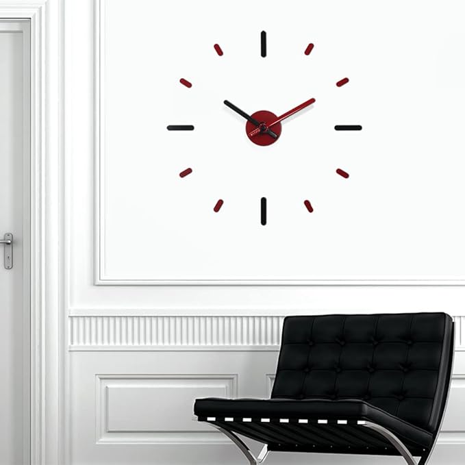 Presentime & Co Large Frameless DIY Wall Clock - Image 4