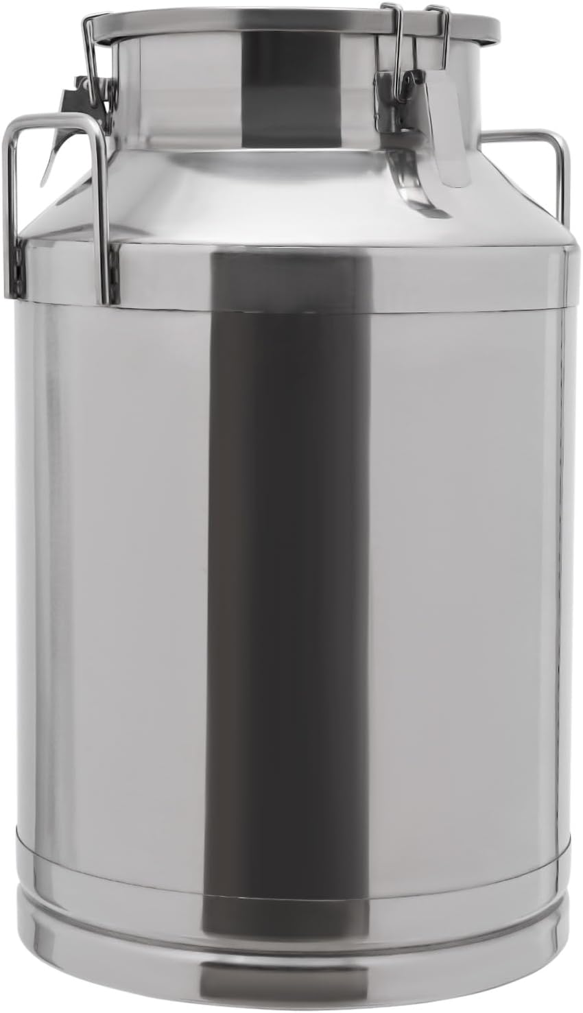 Stainless Steel Milk Bucket With Faucet, Large Liquid Container Storage,Stainless Steel Milk Can With Sealing Lid and Carry Handle,for Wine(60L/15.9 Gal,w/Faucet)