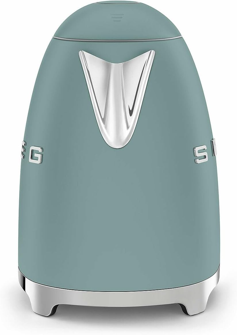 Smeg 50's Retro Style 7-Cup Electric Water Kettle with Automatic Shutoff, Removable Base, and Water Indicator (Jade)