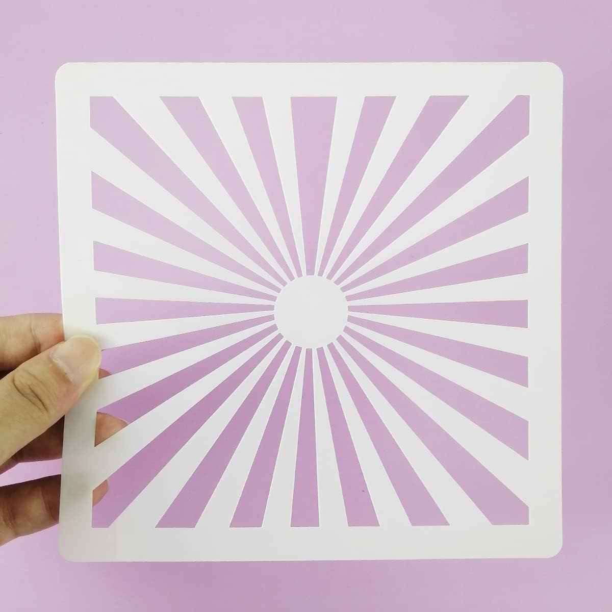 Cookie Stencils for Royal Icing Cookies Sugar Cookie, 16 Pcs 6x6in Reusable Plastic Biscuit Cake Stencils with Checkered Star Heart Dog Paw Shapes for Airbrush Baking Craft Drawing DIY Art Decor