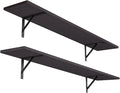 DINZI LVJ Long Wall Shelves, 47.3Inch Wall Mounted Shelves Set of 2, Extra by DINZILVJ