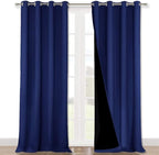 NICETOWN 100% Blackout Blinds, Royal Blue, Laundry Room Decor Window Treatment by NICETOWN
