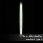 LEMOMO Blackout Curtains 52 x 90 Inch Long Light Green Curtains Set of 2 Panels - Image 3