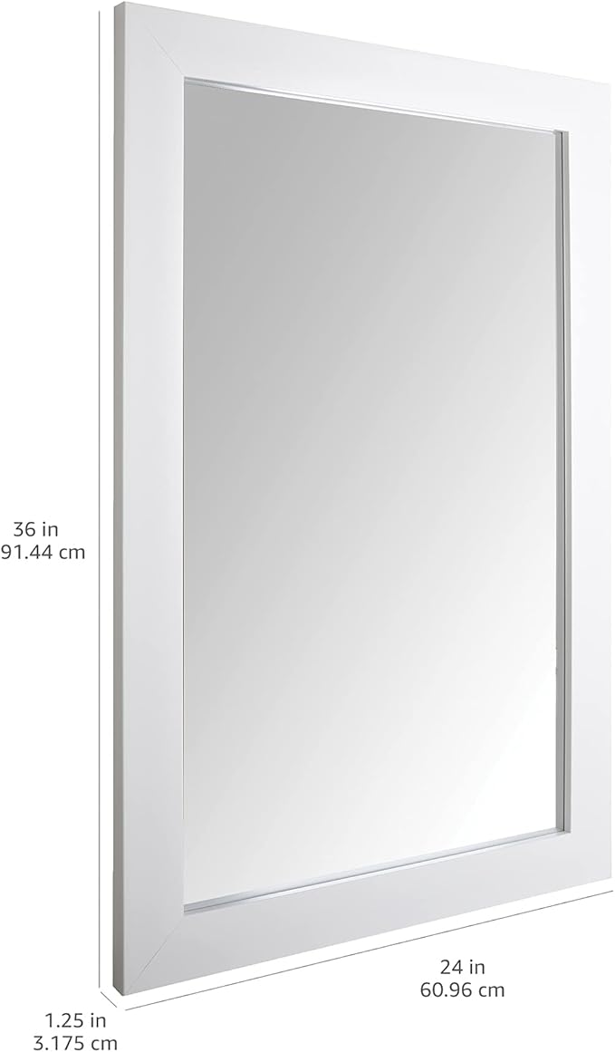 Amazon Basics Rectangular Wall Mount Mirror - Image 5