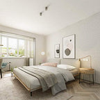 Cohoo Home Silk White Wallpaper Peel and Stick Contact Paper White Textured - Image 4