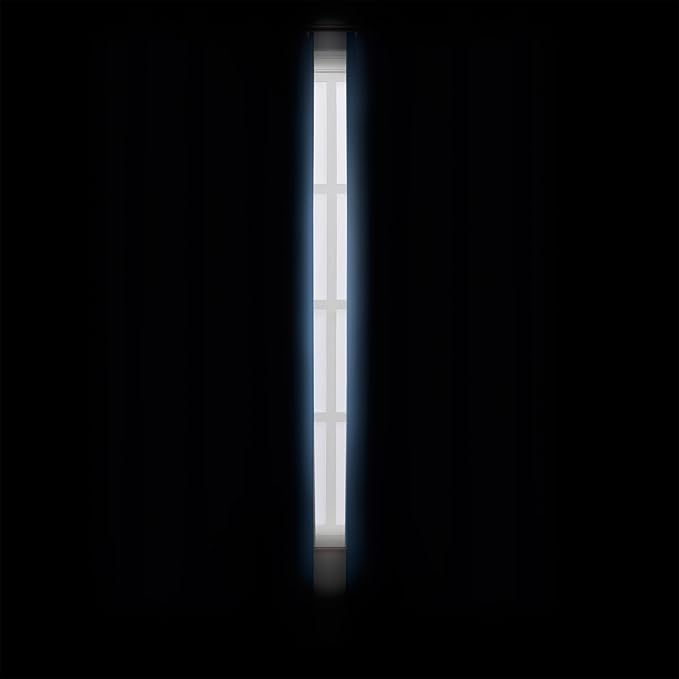 LEMOMO Sky Blue Blackout Curtains/42 x 63 Inch Length Kids Curtains/Set of 2 - Image 3