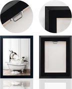 Kids Bathroom Wall Art Framed Black and White Animal Wall Art Cute Penguins in - Image 4