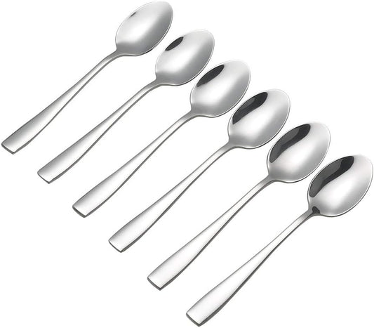 Asking 12-Piece Stainless Steel Small Coffee Spoons for Stirring Espresso Coffee