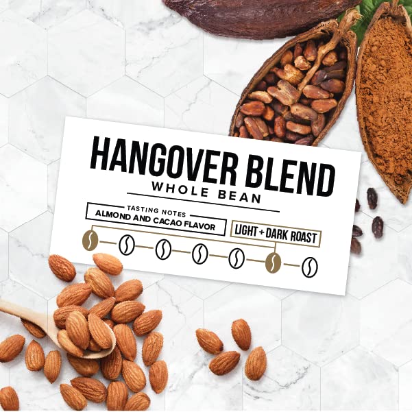Better Buzz Hangover Blend Dark Roast Light Roast Whole Bean Coffee 12oz.