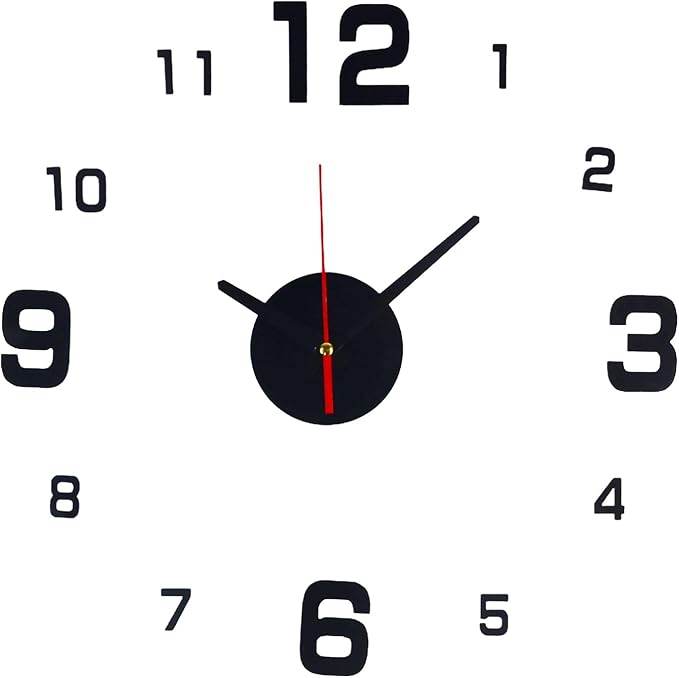 OceeK DIY Wall Clock, Modern Silent Non-Ticking, Battery Operated, 3D Quality by OceeK