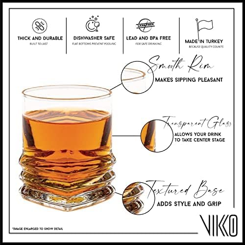 Vikko 3.25 Ounce Shot Glasses, Set of 12 Small Liquor and Spirit Glasses, Durable Tequila Bar Glasses For Alcohol and Espresso Shots, 12 Piece Shooter Glass Set (LAL)
