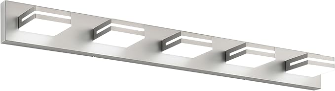 SineRise LED Modern Bathroom Vanity Light Fixtures, Brushed Nickel Modern by SINERISELIGHTING