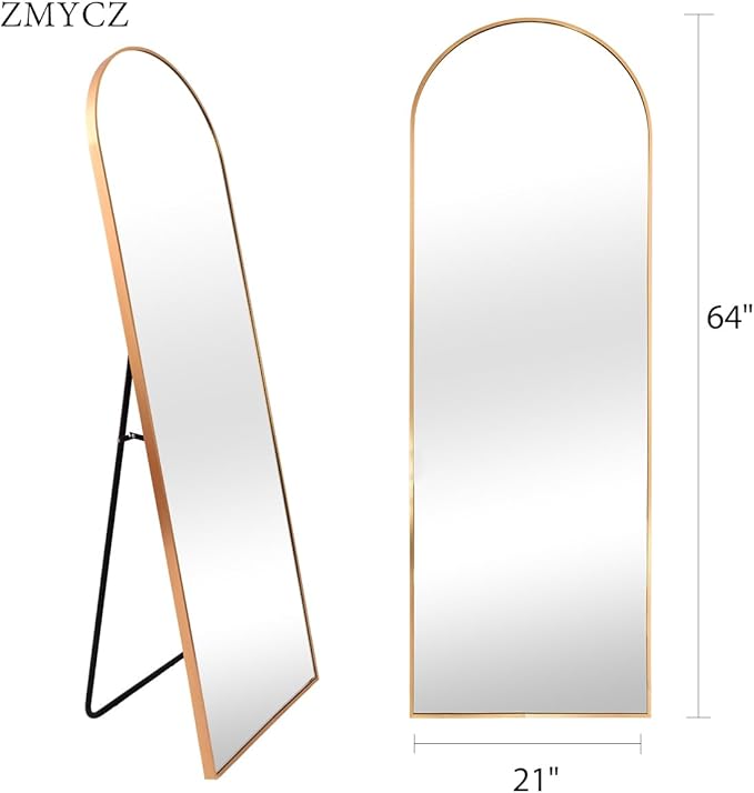 Floor Mirror, Arched Mirror Full Length, Freestanding Mirrors, Arch Floor - Image 3