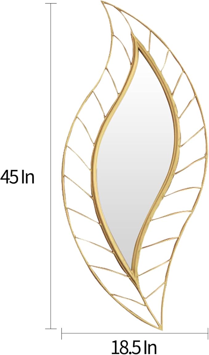 ironsmithn Leaf Teardrop Mirror - Image 3