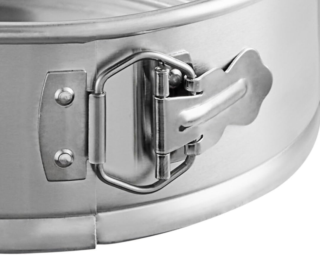 Soro Essentials- 9'' x 3'' Deep Aluminum Round Spring Form Pan- Leak Proof Cheesecake Pan Spring Form Pans with Removable Bottom and Quick Release Latch for Baking Cheesecake Cakes