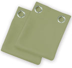 LEMOMO Blackout Curtains 52 x 108 inch/Sage Green Curtains Set of 2 - Image 9