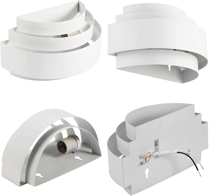 LightInTheBox Modern Wall Sconce Set of 2 Indoor Wall Light Fixture Half Moon - Image 8