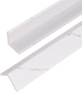 OUZUGIE 8-Pack 57 Inches, WPC Slat Wall Panel Trim, Corner Guard by OUZUGIE