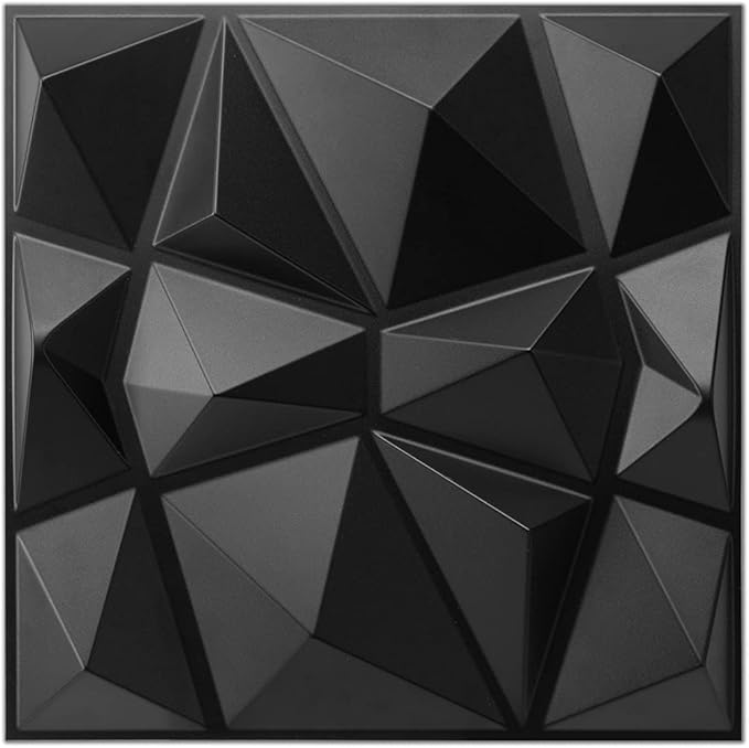 Art3d Decorative 3D Wall Panels in Diamond Design by Art3d