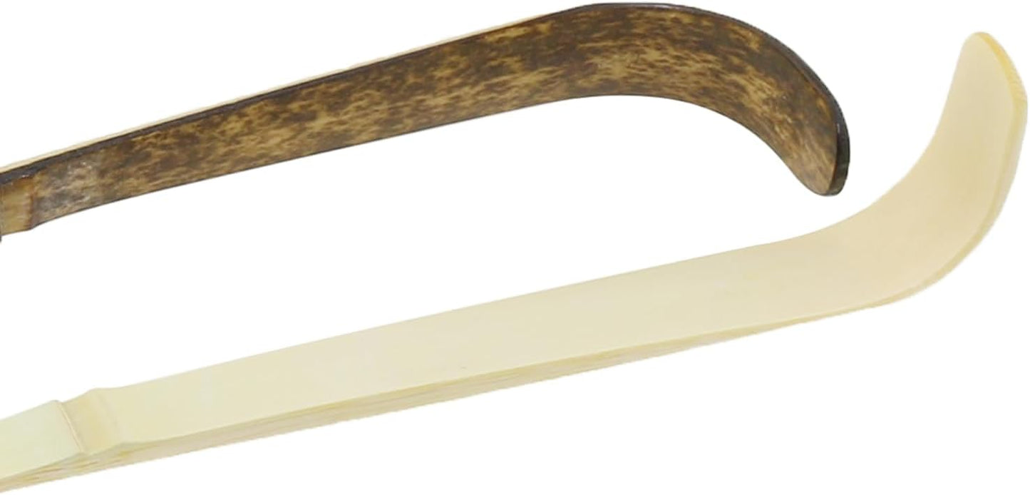 Heyous 2PCS Multifunctional Bamboo Matcha Spoon 18cm Whisk/Spice/Seasoning/Coffee Scooping Tool Suitable for Home Office Restaurant