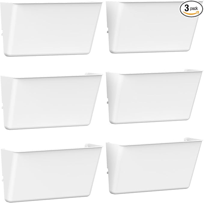 Gawerk Clear Acrylic Single Pocket, Plastic Hanging Wall Mount File Holder by Gawerk