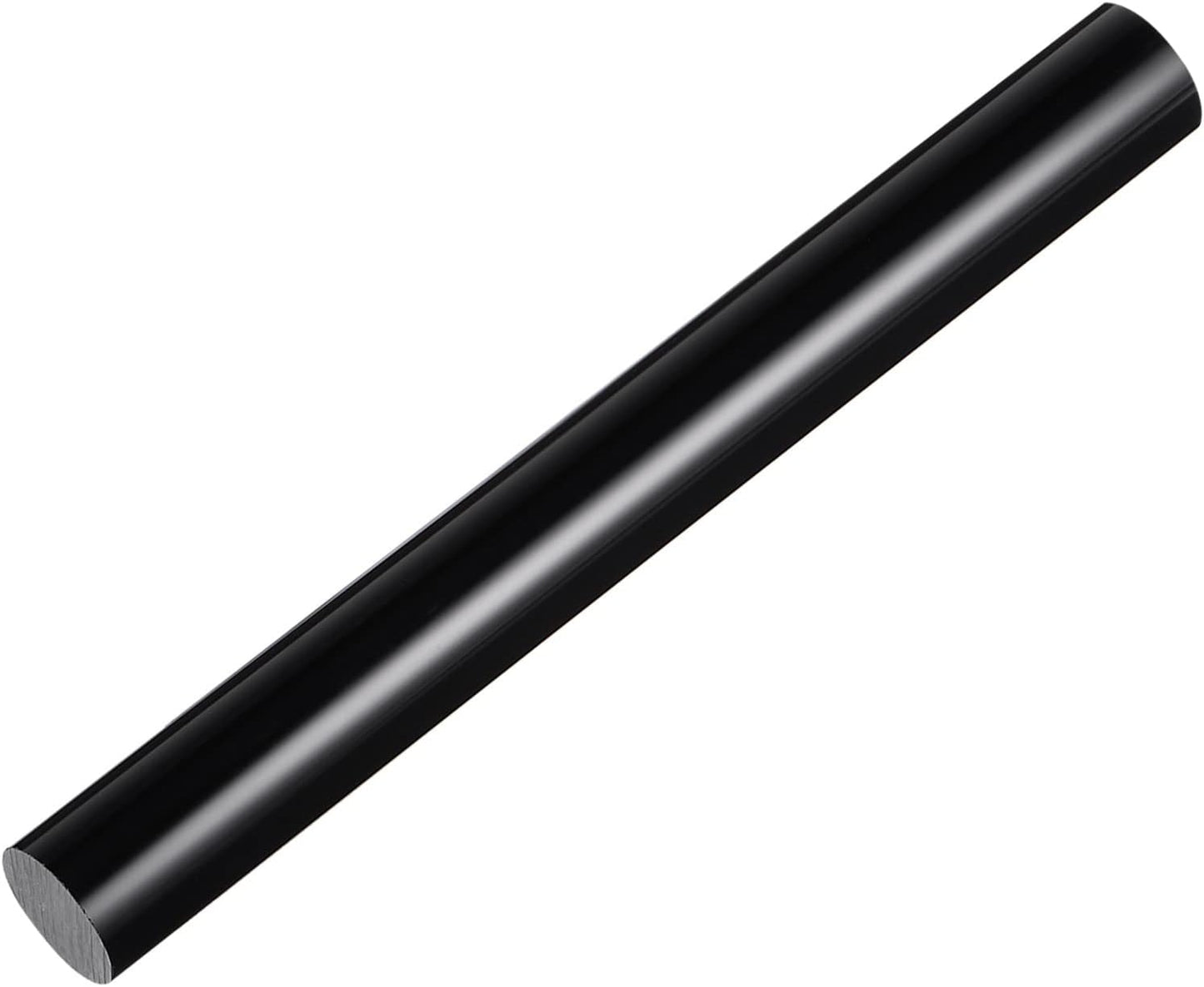 HARFINGTON Acrylic Clay Roller 9 Inch x 1 Inch Solid Non-Stick Plastic Round Tube Roller Polymer Clay Rod Fondant Rolling Pin for Shaping, Sculpting, Modeling DIY Crafts, Black