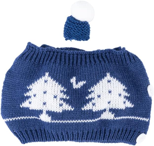 Tea Cozy Suitable for a 600ml,20oz Tea Pot,Teapot Warmer -100% Acrylic Fibers Filling,Two Piece (Blue Tree)